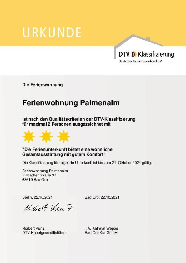 Ferienwohnung Palmenalm Bad Orb Eksteriør billede